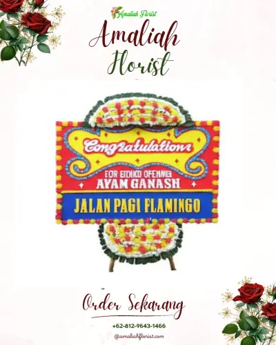 Bunga Papan Congratulation di Nefonaek